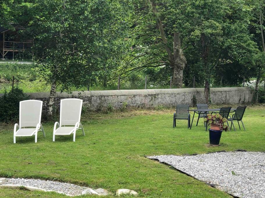Apartament Au Bord Du Gave Laruns Zewnętrze zdjęcie